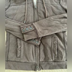 Vintage brown furry hoodie